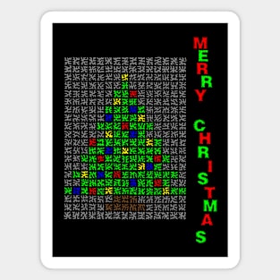 Merry Christmas Tree Magnet